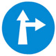 Compulsory Ahead Or Turn Right